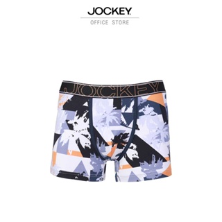 JOCKEY UNDERWEAR กางเกงในชาย PRINTING รุ่น KU 1864D TRUNKS สีน้ำเงิน กางเกงใน กกน ชุดชั้นในชาย