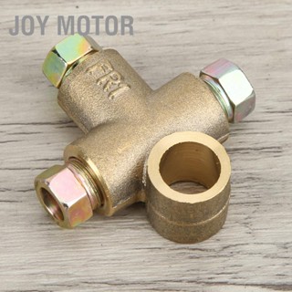 JOY Motor 3 Way T รูปร่างเบรค Tee ชายถั่วสั้น Union M10 3/16in ท่อ 10 มม.