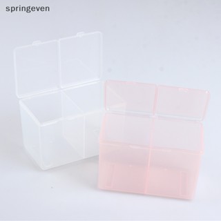 [springeven] กล่องเก็บสําลีก้าน แบบพกพา