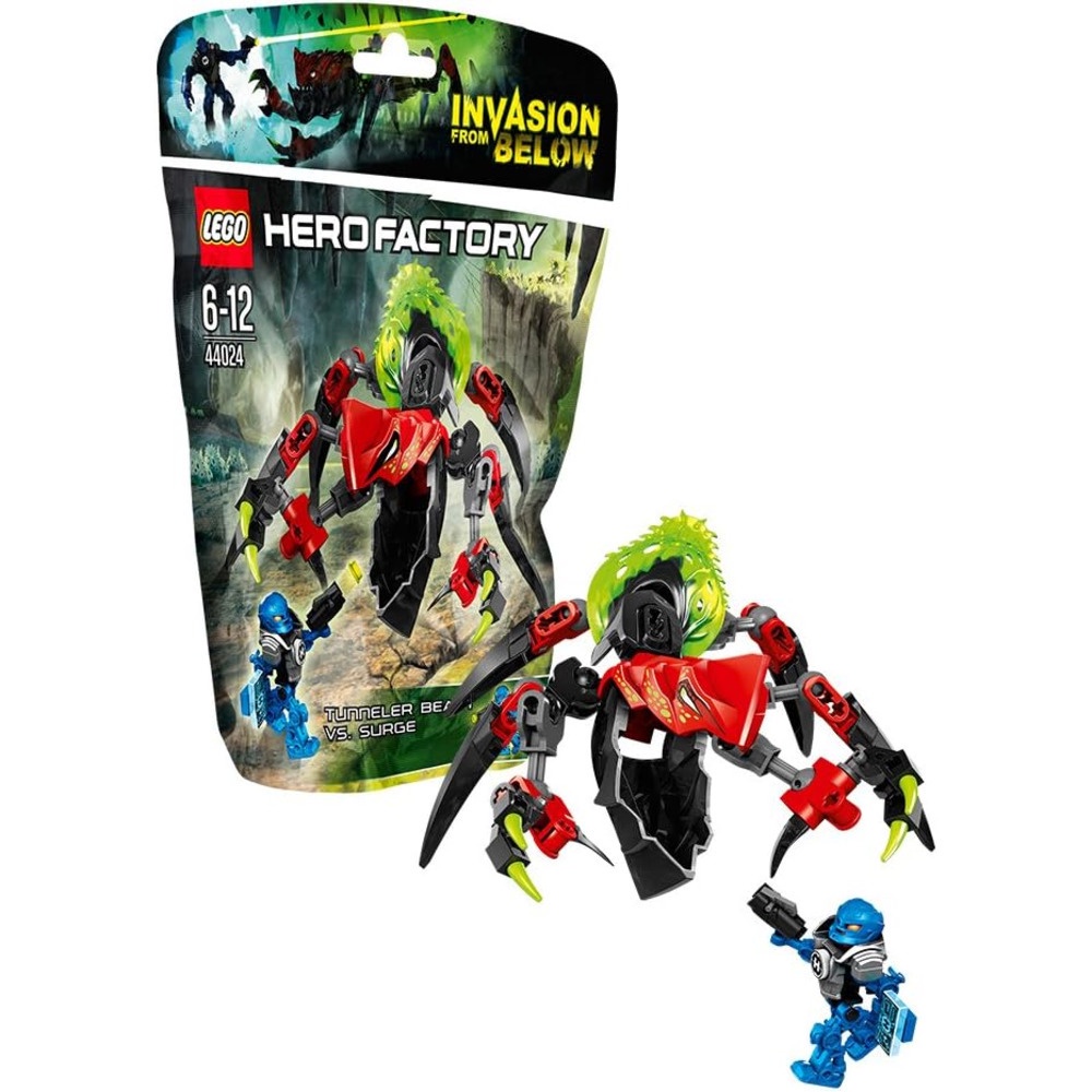 LEGO Hero Factory Tunneler Beast vs. Surge 44024