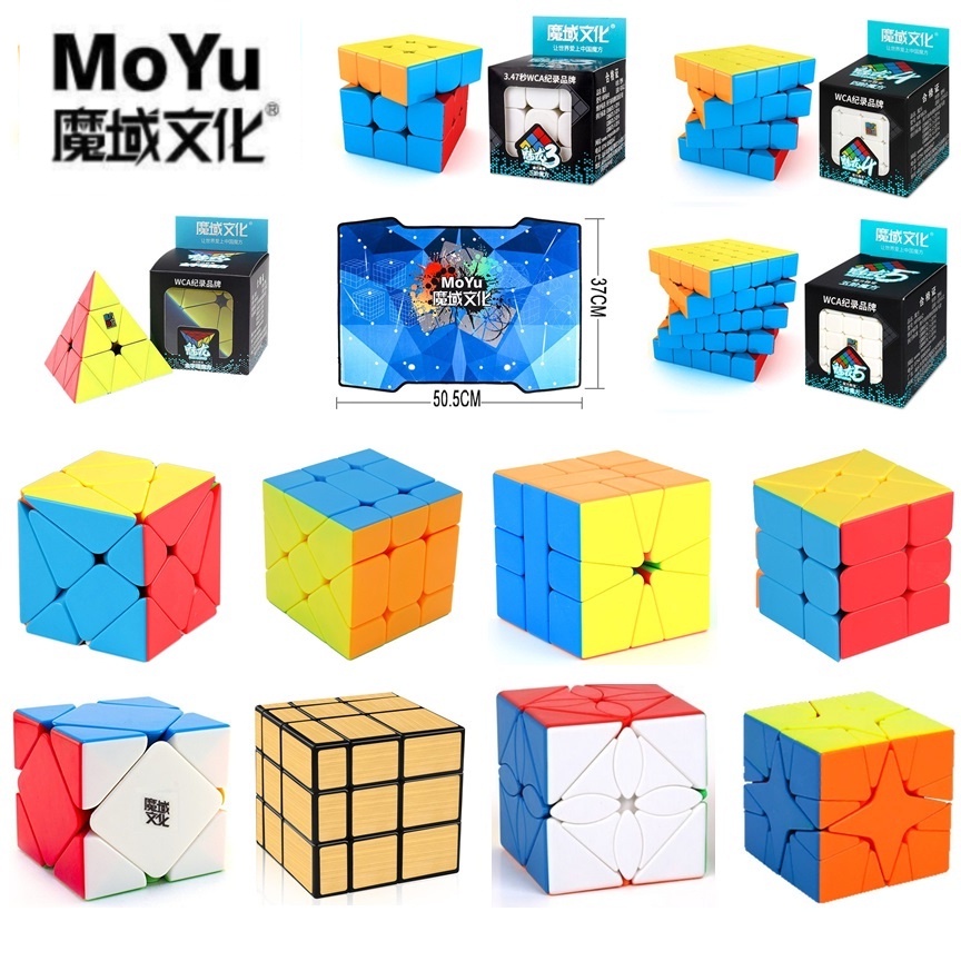 Moyu ของเล่นรูบิคปริศนา 2x2 3x3 4x4 5x5 6x6 7x7 Skweb SQ1 Pyraminx Rediminx Polaris Megaminx สําหรับ