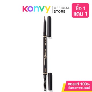 So Glam Go Brow Slim Slim Eyebrow Pencil 0.27g โซ แกลม ดินสอเขียนคิ้วออโต้ชนิดสลิม.