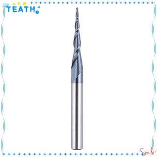 Teath ดอกเร้าเตอร์เอ็นมิล ทังสเตนเหล็ก CNC คุณภาพสูง R1.0*30.5*D6*75 สําหรับงานวิศวกรรม