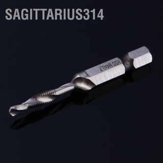 Sagittarius314 M4 HSS 1/4 "Hex Shank เจาะ &amp; Tap Taper Bits เครื่องมือไฟฟ้า Part