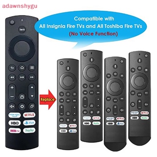 Adagu รีโมตคอนโทรล แบบเปลี่ยน สําหรับ Toshiba Fire TV Insignia Fire TV IR พร้อม Prime Video Netflix HBO Vue ImdbTV Hulu NO VOICE TH