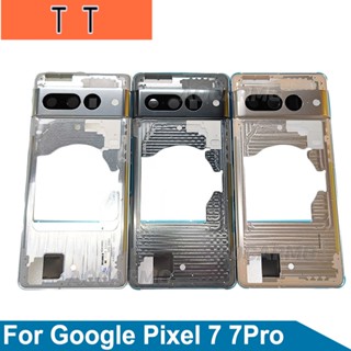  อะไหล่กรอบหน้าจอกลาง พร้อมปุ่มด้านข้าง สําหรับ Google Pixel 7 7Pro Pro