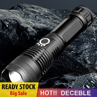 [Deceble.th] Xhp50 ไฟฉาย LED 5 โหมด 1500LM ชาร์จ USB กันน้ํา IPX4