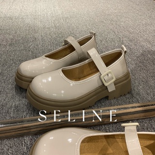 SELINE   รองเท้าแตะ รองเท้าแฟชั่น สะดวกสบาย ฟชั่น ด้านล่างหนา 2023 ใหม่  Chic สวย ins High quality FLF2390J29 37Z230910