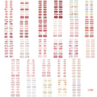 10mk กึ่งเจล แถบเล็บ ติดทนนาน ตกแต่งแถบ สําหรับผู้หญิง