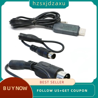 【hzsxjdzaxu】สายเคเบิลจําลองเครื่องบินบังคับ Fms พลาสติก USB สําหรับ FLYSKY FS-SM100 SM100 FS-I6 I10 I6X FS-T6 FS-CT6B TH9X RC