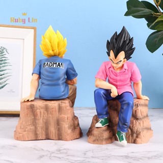 โมเดลฟิกเกอร์ PVC รูปปั้นอนิเมะ Ruby Lin Dragon Ball Vegeta DBZ GK เหมาะกับของขวัญคริสต์มาส ของเล่นสําหรับเด็ก