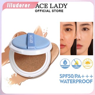 Sace Lady Bb Cushion Foundation Oil Control Matte Natural Finish Air Cushion With Refill Kit Spf 50+ [ติดทนนาน กันน้ำ ปกปิด] HO