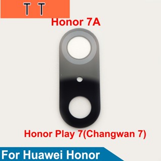  เลนส์กล้องด้านหลัง พร้อมสติกเกอร์กาว แบบเปลี่ยน สําหรับ Huawei Honor 7A Honor Play 7 DUA-AL00