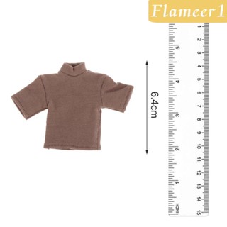 [flameer1] เสื้อยืดแขนสั้น 1/12 แฮนด์เมด ขนาดเล็ก สําหรับตุ๊กตา 6 นิ้ว