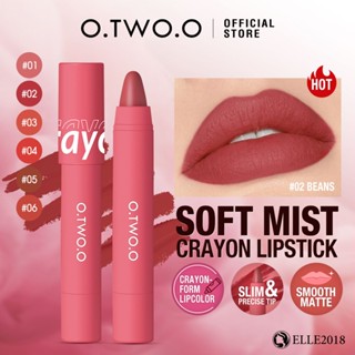 OTWOO ลิปสติกเนื้อแมทปากกาเม็ดสีสูงลิปทินท์เนื้อนุ่ม 6 สีสำหรับทาปากลิปสติกกันน้ำ Long Lasting Lips Liner ดินสอ Lip Tint ดินสอเขียนขอบปากเครื่องสำอางสำหรับผู้หญิง 【elle20181_th】