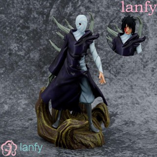 Lanfy โมเดลฟิกเกอร์ PVC รูปการ์ตูนนารูโตะ Uchiha Obito ของขวัญ ของเล่นสําหรับเด็ก