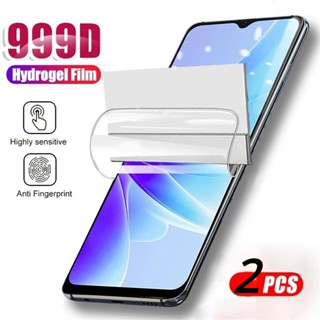 ฟิล์มไฮโดรเจลกันรอยหน้าจอ แบบเต็มจอ สําหรับ OPPO A98 A78 A58 A38 A17 A17K Reno 10 Pro Plus 8T 4G 5G 2 ชิ้น