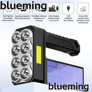 Blueming2 ไฟฉายสปอตไลท์ LED 8 ดวง ชาร์จสาย USB กันน้ํา