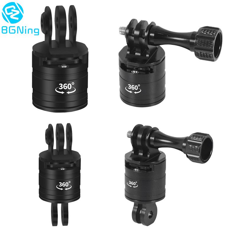 BGNING สําหรับ DJI OSMO 360 สําหรับ GoPro Hero 13 12 11 กล้องแอคชั่นแคมเมราหมุนได้ 360 องศาอะแดปเตอร์เมาท์ขาตั้งกล้อง