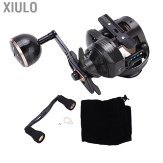 Xiulo Left Hand Baitcasting Reel  9+1BB Double Row Powerful Adjustable 16KG Drag Magnetic with Screw for Sea Fishing