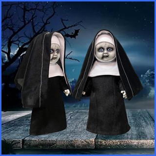 ตุ๊กตาฟิกเกอร์ Nun Latex Scary Nun Creepy Nun Horror Movie The Nun ขนาด 20 ซม. สําหรับตกแต่ง