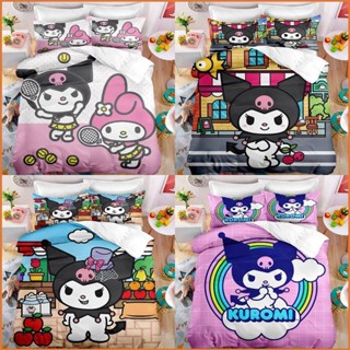 ชุดเครื่องนอน ผ้าปูที่นอน ปลอกหมอน ผ้าห่ม ลาย KTS My Melody สําหรับตกแต่งบ้าน ห้องนอน