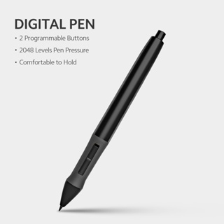 Huion ปากกาแบตเตอรี่ P68 PEN68 ปากกาดิจิตอล สไตลัสวาดสําหรับ Graphic Tablets NEW 1060PLUS, WH1409-2048, 420, H420, 680TF, 680S