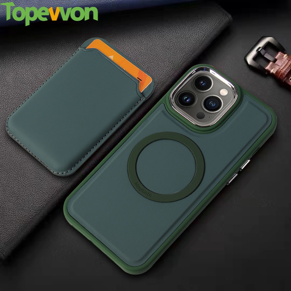 2in1 เคสโทรศัพท์มือถือ ซิลิโคนนิ่ม พร้อมกระเป๋าสตางค์ แม่เหล็ก หรูหรา สําหรับ iPhone 15 14 Pro Max 1