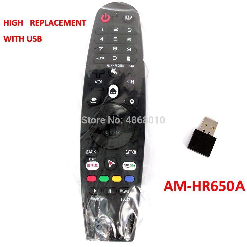 รีโมทใหม่พร้อม USB AM-HR600/650 AM-HR650A AM-HR18BA AM-HR19BA สําหรับ LG Magic Remote AN-MR600 AN-MR