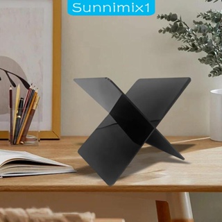 [Sunnimix1] ชั้นวางหนังสืออะคริลิคใส รูปตัว x สําหรับวางหนังสือพิมพ์ ห้องครัว