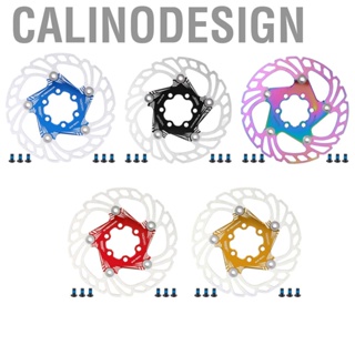 Calinodesign Bicycle Floating Brake Disc  140mm Durable Stainless Steel Rotor Six Screws Mountain Bike Pad Cooling Rotors 5 Stud Cycling Accessory