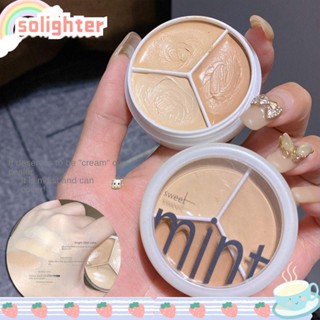 SOLIGHTER Concealer Palette Women Beauty Face Cream Face Makeup Cover Dark Circles