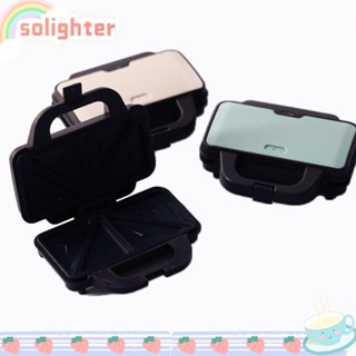 SOLIGHTER เครื่องทําวาฟเฟิล สําหรับบ้านตุ๊กตา|อุปกรณ์เสริมตุ๊กตา