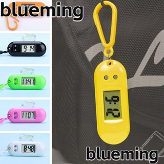 Blueming2 พวงกุญแจนาฬิกาอิเล็กทรอนิกส์ สเตนเลส พลาสติก รูปไข่ 6 สี 4 ชิ้น