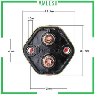 [Amleso] อะไหล่สวิตช์ตัดการเชื่อมต่อแบตเตอรี่ แมนนวล 12V-24V DC 1 ชิ้น