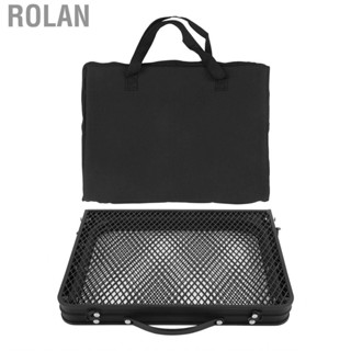 Rolan Outdoor Iron Mesh Table Camping Folding For Self Driving Picnic GS