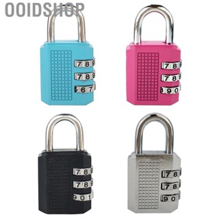 Ooidshop Combination Lock  3 Digit Padlock Zinc Alloy Luggage for Gym School Home