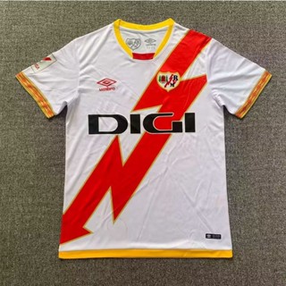 เสื้อกีฬาแขนสั้น ลายทีมชาติฟุตบอล Rayo Vallecano 23-24 ชุดเหย้า ไซซ์ S-XXL ชุดเหย้า สําหรับผู้ชาย