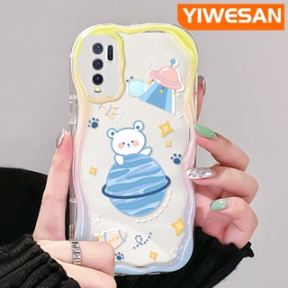 เคสโทรศัพท์มือถือแบบนิ่ม ใส กันกระแทก ลายการ์ตูนหมี The Earth Bear สําหรับ VIVO Y30 Y30i Y50