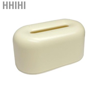 Hhihi Tissue Box Cover  Wide Opening Push Bottom  Yellow Holder for Office