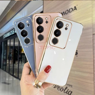 เคส Vivo V29 5G เคส Vivo V29E 5G V27E V25E V27 5G V25 5G V23E V23 5G เคสโทรศัพท์มือถือ ขอบตรง แฟชั่น สําหรับ ZB