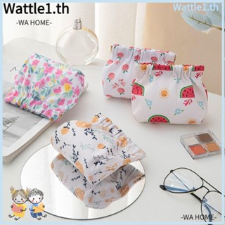 Wttle กระเป๋าใส่เหรียญ ปิดอัตโนมัติ กันน้ํา ขนาดเล็ก น่ารัก สําหรับผู้หญิง 2 ชิ้น