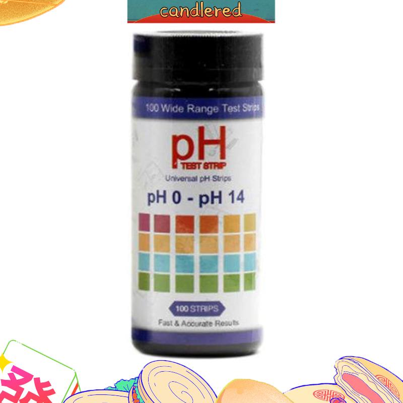 แถบทดสอบค่า PH ในดิน 100 แถบ 0-14 PH สําหรับดิน ทดสอบค่า PH ในดิน