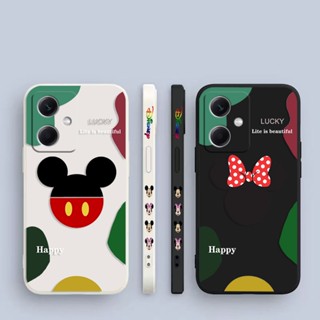 เคสโทรศัพท์มือถือ ซิลิโคน ลายมิกกี้ มินนี่เมาส์ มีลายด้านข้าง สําหรับ XIAOMI REDMI Note 12 11 10 9 8 7 6 5 4 3 2 T S X A POCO M4 M3 M2 Pro Plus Max 5G