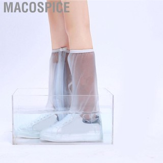 Macospice Rain Shoe Covers  Rainproof Tall Cover Antiskid Wear Resistant Protector