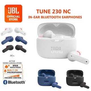 ของแท้JBL T230NC TWS หูฟังบลูทูธ ตัดเสียงรบกวน ลดเสียง หูฟังบลูทูธไร้สาย Built-in Mic Bluetooth Sport Earphone หูฟัง