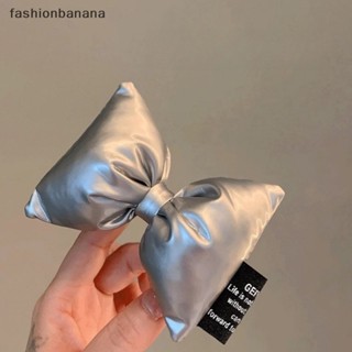 [fashionbanana] ยางรัดผม หนัง Pu ยืดหยุ่น ขนาดใหญ่ แฮนด์เมด สําหรับผู้หญิง พร้อมส่ง