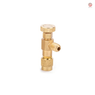 Copper Flow Control Valve for R410A Refrigerant Charging - 1/4 Inches to 5/16 Inches - Safe and Efficient