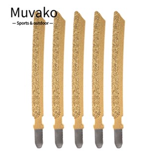 Muvako ใบเลื่อยตัดเพชรเทียม เซรามิค เหล็ก ทนทาน 4 นิ้ว สีเงิน 5 ชิ้น