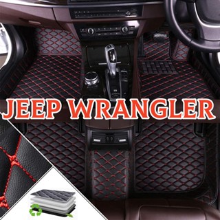 ((พร้อมส่ง) แผ่นรองเท้าหนัง สําหรับ Jeep Wrangler